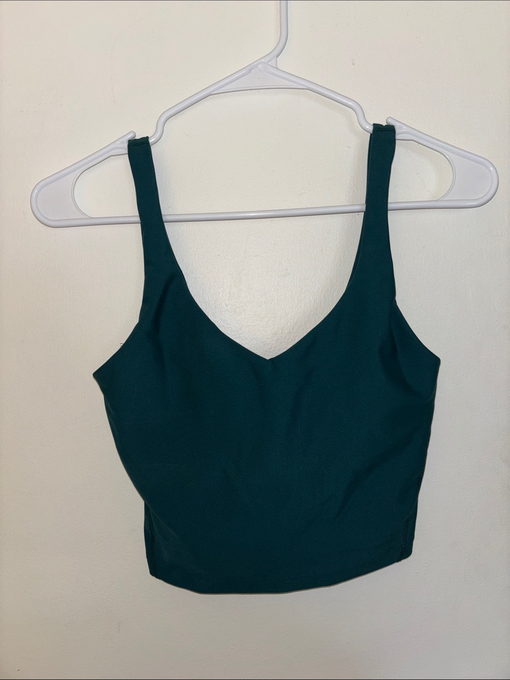 Old Navy Active Deep Teal Cropped Tank Size Small
